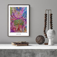 Laden Sie das Bild in den Galerie-Viewer, mythological esoteric mystical art poster for boho home decor - coloro mystic