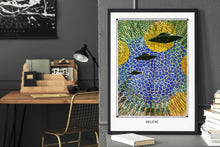 Load image into Gallery viewer, mystic psychedelic ufo art poster for home decor