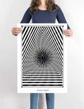Load image into Gallery viewer, mystic sacred geometry psychedelic art poster for home decor - coloro mystic