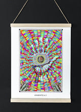Load image into Gallery viewer, mystic psychedelic Visionary art poster for home decor