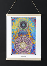 Load image into Gallery viewer, mystic psychedelic astronomy art poster for home decor