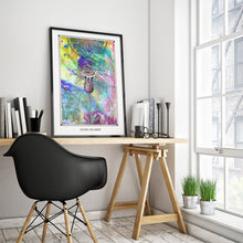 Laden Sie das Bild in den Galerie-Viewer, cosmic psychedelic mystic art poster for home decor - coloro mystic