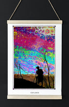 Laden Sie das Bild in den Galerie-Viewer, fantasy psychedelic art poster for home decor - coloro mystic