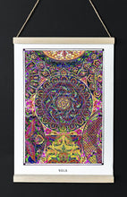 Laden Sie das Bild in den Galerie-Viewer, psychedelic yantra mandala art poster for boho home decor - coloro mystic