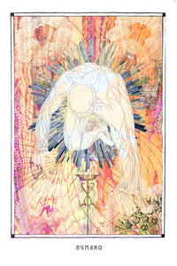 human holistic visionary art boho home decor art poster - coloro mystic