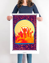 Laden Sie das Bild in den Galerie-Viewer, flower of life psychedelic art poster for boho home decro - coloro mystic