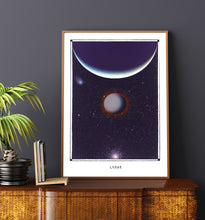 Laden Sie das Bild in den Galerie-Viewer, Surreal Lunar landscape  poster for your House and home office decor.