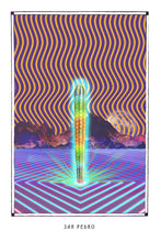Laden Sie das Bild in den Galerie-Viewer, SAN PEDRO - Psychedelisches Kaktus-Poster
