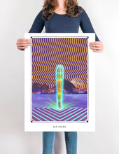 Laden Sie das Bild in den Galerie-Viewer, SAN PEDRO - Psychedelisches Kaktus-Poster