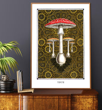 Laden Sie das Bild in den Galerie-Viewer, WAHRHEIT - psychedelisches Kunstplakat Amanita muscaria