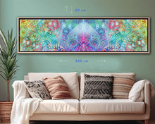 Laden Sie das Bild in den Galerie-Viewer, Prismatic Mind | Panoramic Canvas Print 200×50cm – COLORO MYSTIC