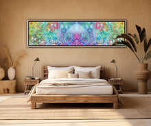 Laden Sie das Bild in den Galerie-Viewer, Prismatic Mind | Panoramic Canvas Print 200×50cm – COLORO MYSTIC