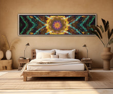 Laden Sie das Bild in den Galerie-Viewer, Neural Drift | Panoramic Canvas Print 200×50cm – COLORO MYSTIC