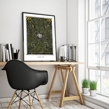 Laden Sie das Bild in den Galerie-Viewer, mystic sacred geometry psychedelic art poster for home decor