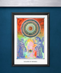 ancient Mythology mystic art poster for home decor - coloro mystic