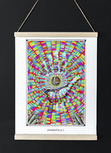Laden Sie das Bild in den Galerie-Viewer, mystic psychedelic Visionary art poster for home decor
