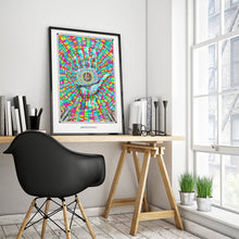 Load image into Gallery viewer, mystic psychedelic Visionary art poster for home decor