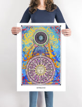 Load image into Gallery viewer, mystic psychedelic astronomy art poster for home decor