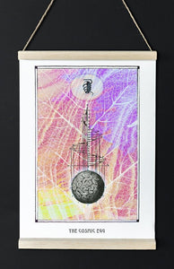 mystic symbology art poster for home decor cosmic egg - coloro mystic