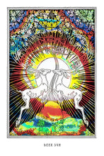 Laden Sie das Bild in den Galerie-Viewer, fantasy psychedelic  art poster for home decor - coloro mystic