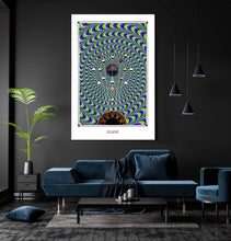Laden Sie das Bild in den Galerie-Viewer, eclipse astronomy psychedelic geometry art poster for home decor - coloro mystic