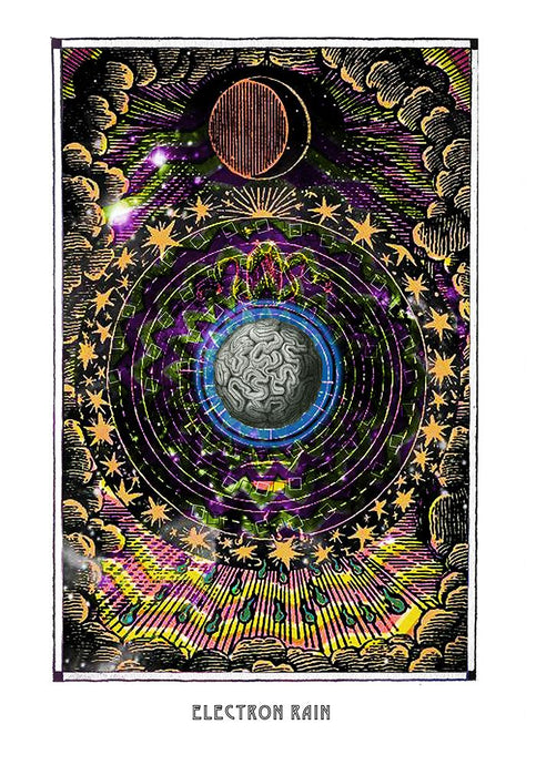 astronomy psychedelic art poster for home decor - coloro mystic