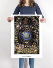 Laden Sie das Bild in den Galerie-Viewer, astronomy psychedelic art poster for boho home decor - coloro mystic