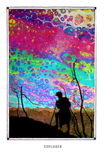 Load image into Gallery viewer, fantasy psychedelic art poster for home decor - coloro mystic