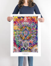 Load image into Gallery viewer, psychedelic mandala art poster for boho home decor - coloro mystic