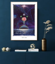 Load image into Gallery viewer, Frau Luna cosmic surreal wall decor