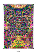 Laden Sie das Bild in den Galerie-Viewer, psychedelic yantra mandala art poster for boho home decor - coloro mystic