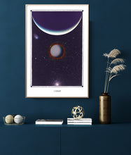 Laden Sie das Bild in den Galerie-Viewer, Surreal Lunar landscape  poster for your House and home office decor.