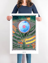 Load image into Gallery viewer, Nature fractals. Mystic and surreal collages. perfect for your home decor, office or for a especial present.