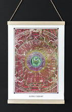 Load image into Gallery viewer, egypsian osiris zodiac art poster for boho home decor - coloro mystic
