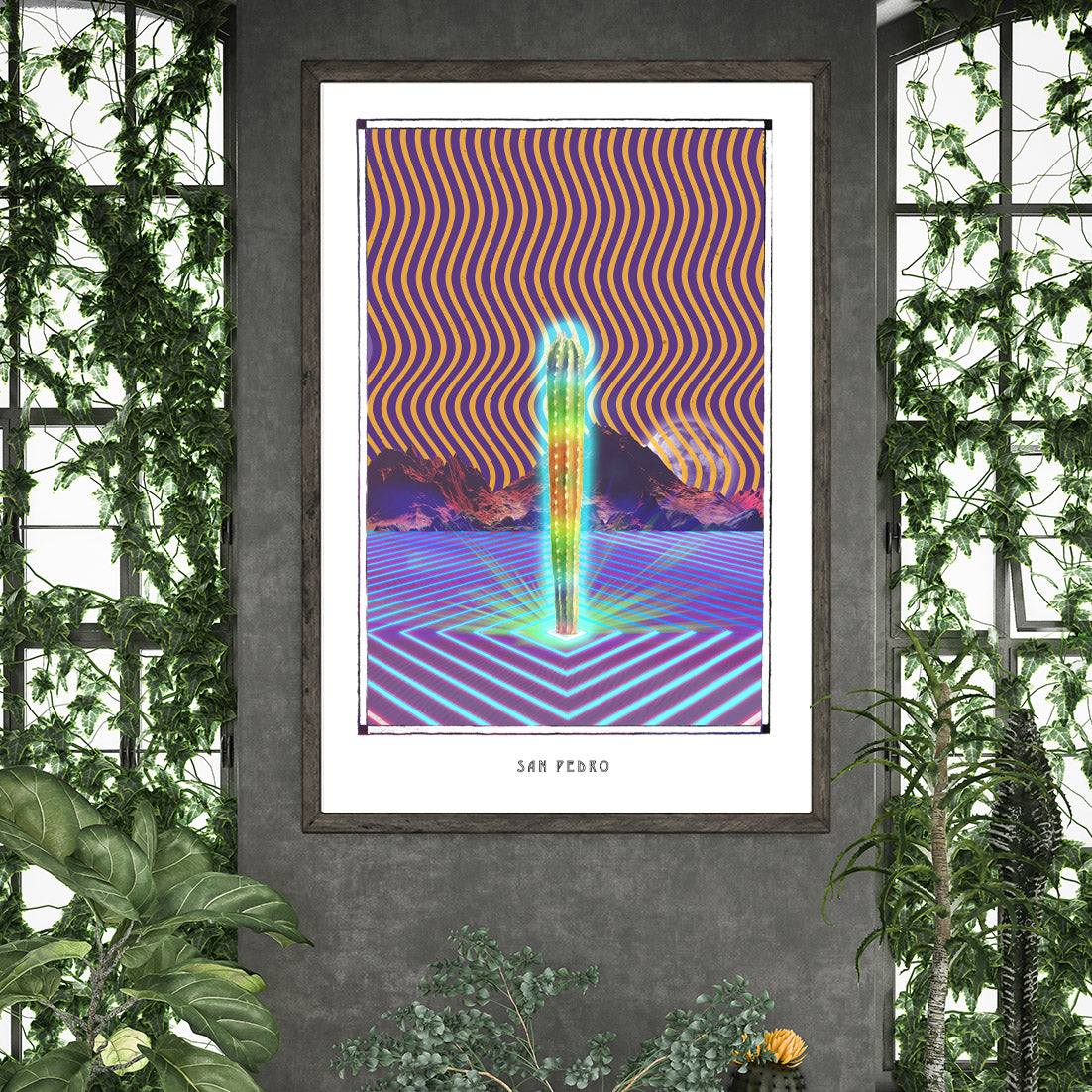 san pedro cactus psychedelic art San Pedro Cactus