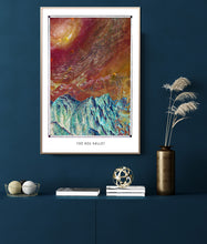 Load image into Gallery viewer, Surreal Mars landscape poster for your House and home office decor